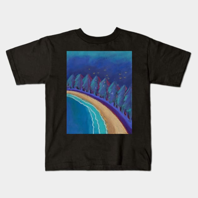 Southerly Buster, Manly Beach Kids T-Shirt by Terrimad